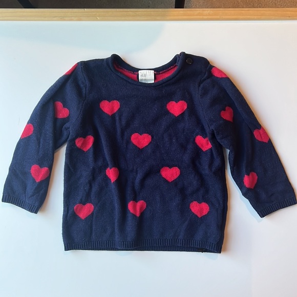 H&M Heart Sweater - Picture 2 of 4